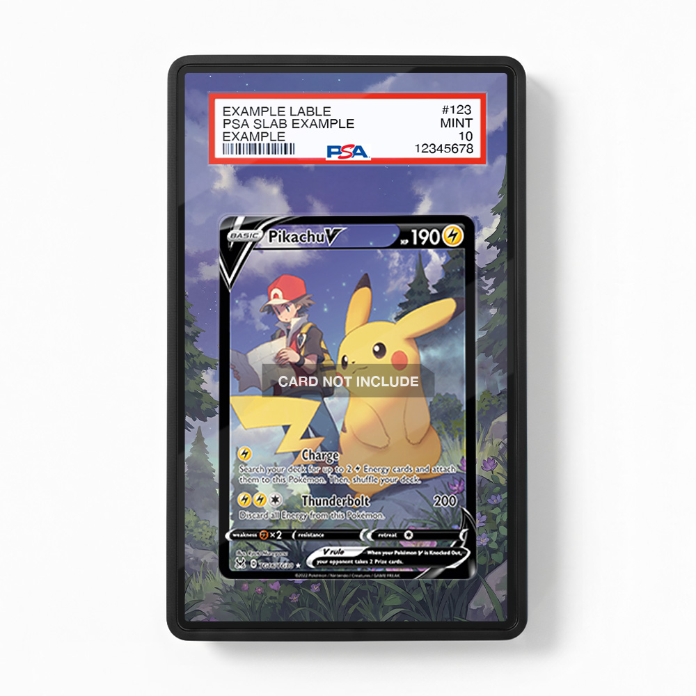 Khung thiết kế Pikachu V TG16 Trainer Gallery Lost Origin bảo vệ thẻ bài - Extended Art Case for trading card Pokemon