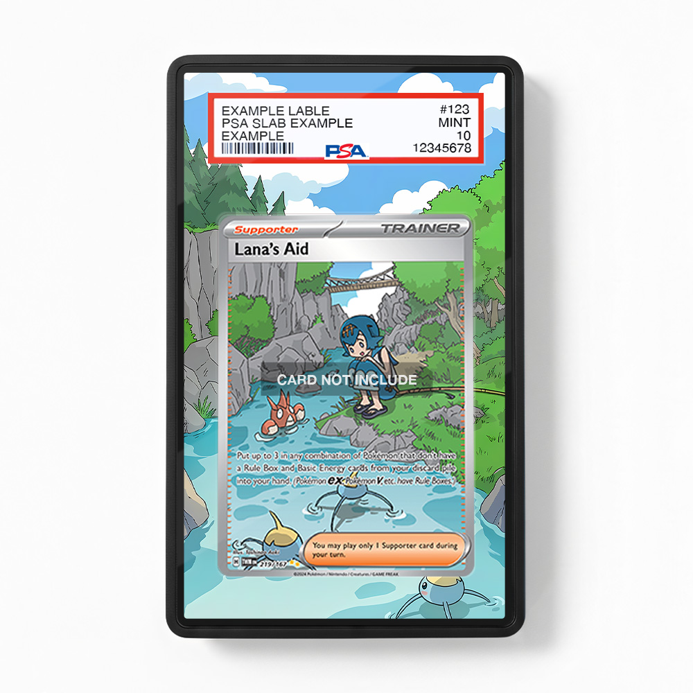 Khung thiết kế Lana's Aid 219-167 SIR SAR Twilight Masquerade bảo vệ thẻ bài - Extended Art Case for trading card Pokemon
