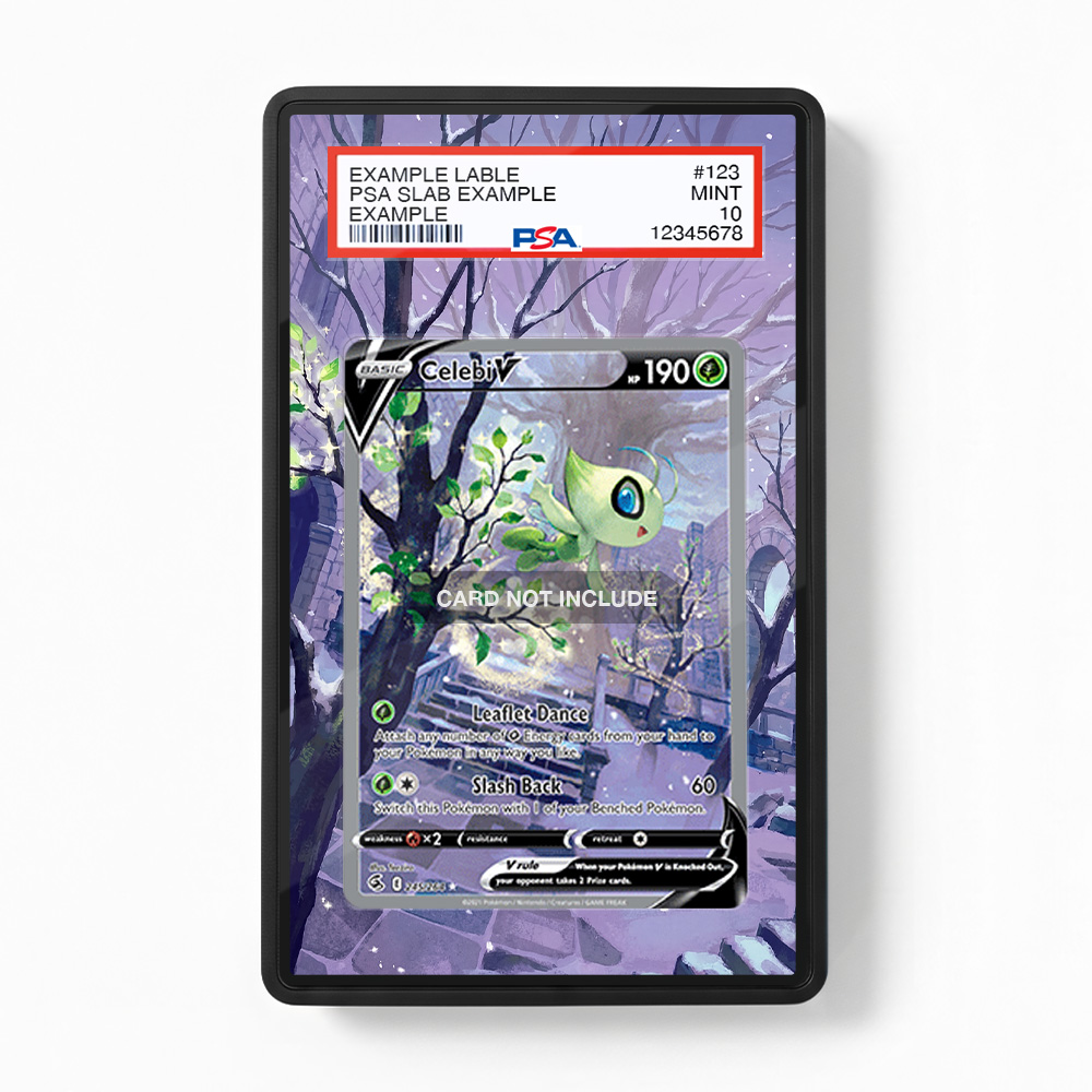Khung thiết kế Celebi V 245-264 SIR SAR Fusion Strike Alternate Art bảo vệ thẻ bài - Extended Art Case for trading card Pokemon
