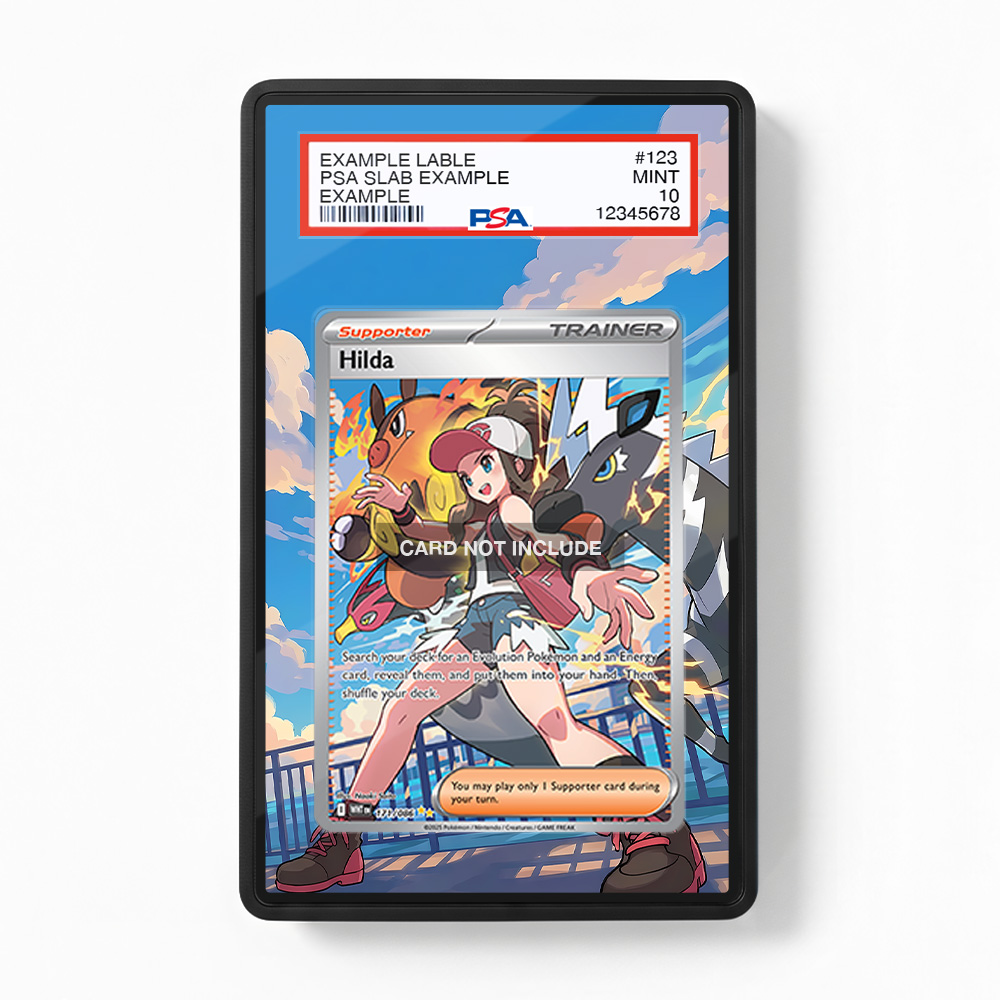 Khung thiết kế Hilda 171-086 SIR SAR White Flare bảo vệ thẻ bài - Extended Art Case for trading card Pokemon