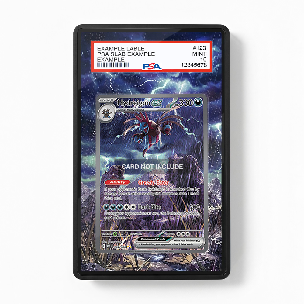 Khung thiết kế Hydreigon ex 169-086 SIR SAR White Flare bảo vệ thẻ bài - Extended Art Case for trading card Pokemon