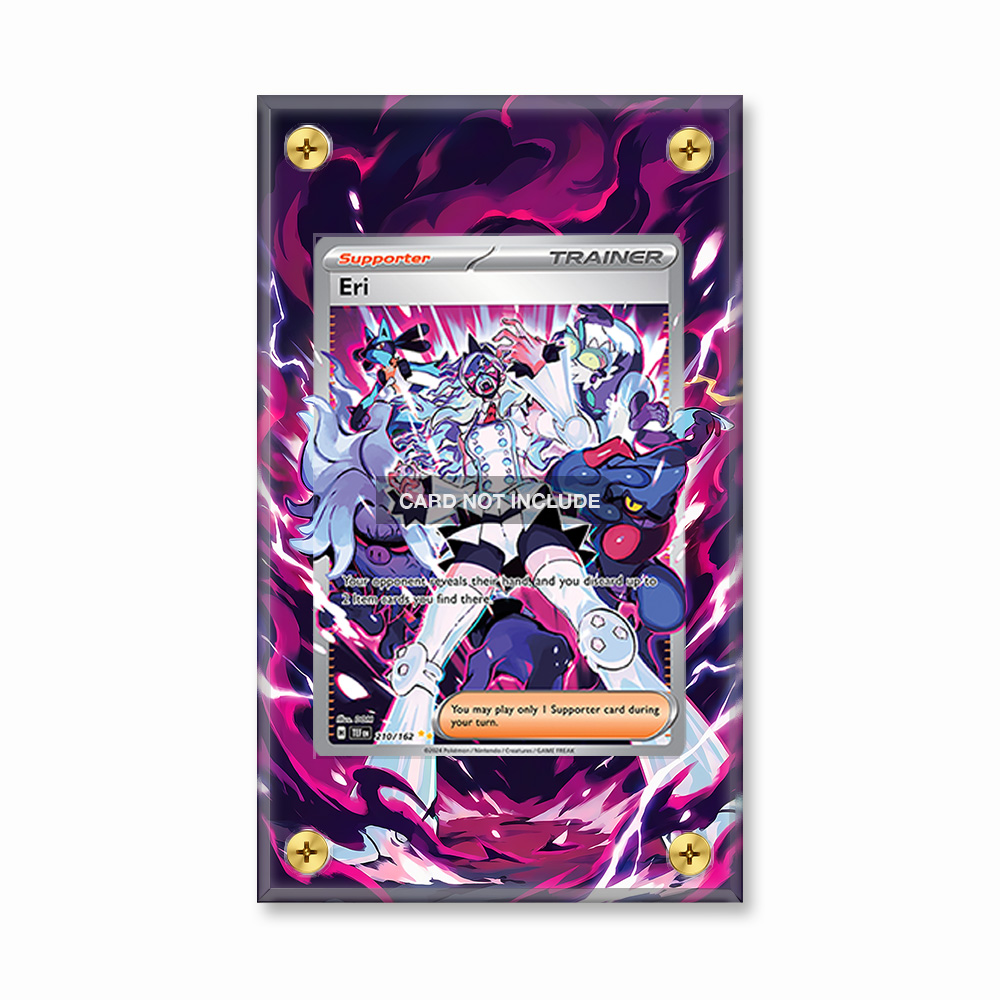 Khung thiết kế Eri 210-162 SIR SAR Temporal Forces bảo vệ thẻ bài - Extended Art Case for trading card Pokemon