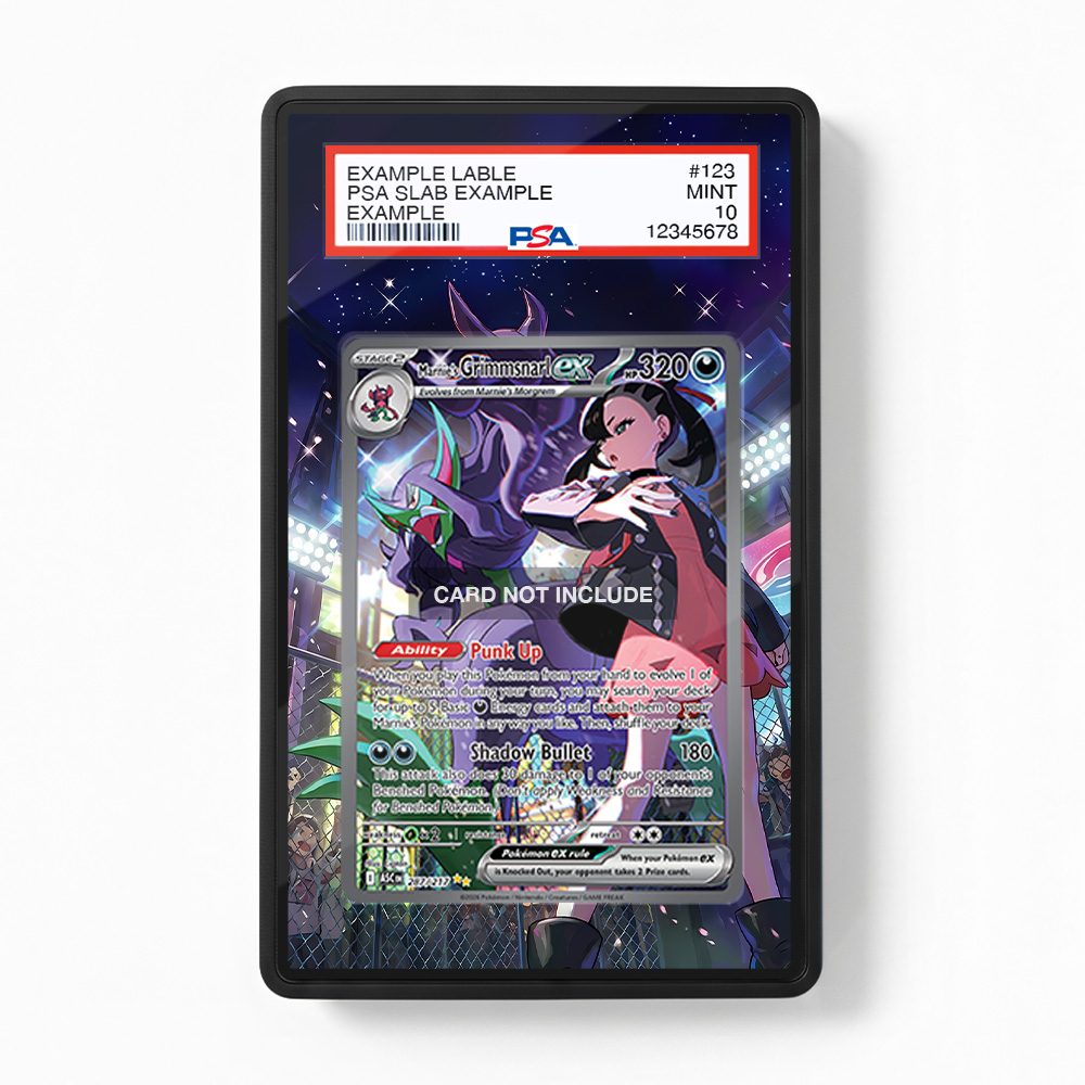 Khung thiết Marnie's Grimmsnarl ex 287-217 SIR SAR Ascended Heroes bảo vệ thẻ bài - Extended Art Case for trading card Pokemon