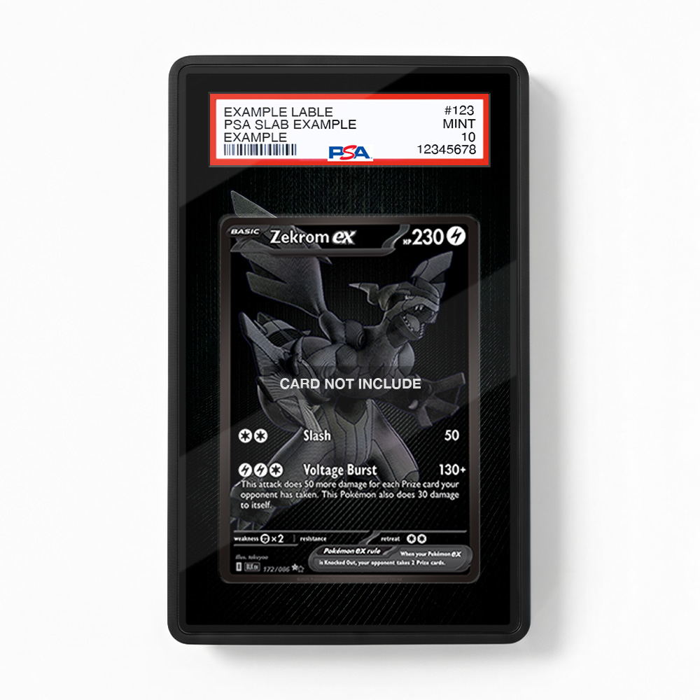 Khung thiết Zekrom ex 172-086 BWR Black Bolt bảo vệ thẻ bài - Extended Art Case for trading card Pokemon