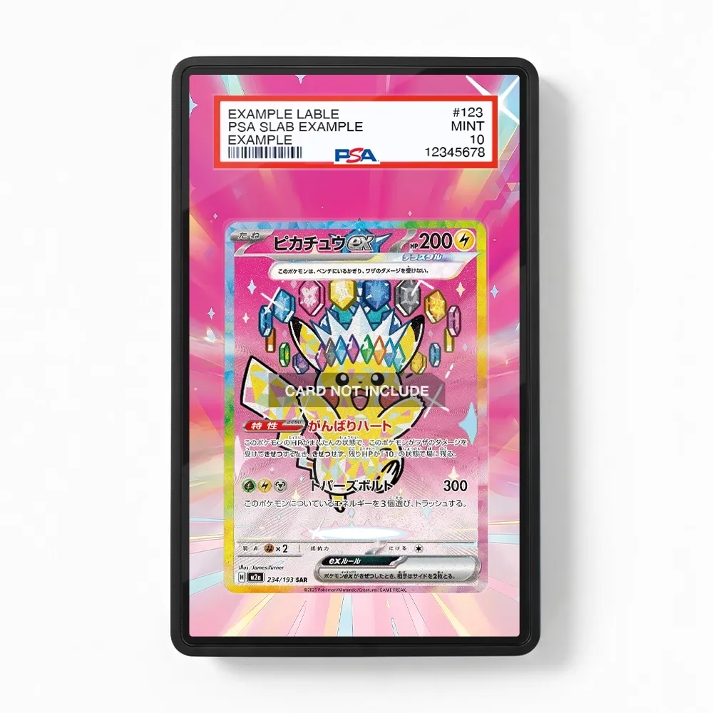 Khung thiết Pikachu ex 277-217 SIR SAR Ascended Heroes bảo vệ thẻ bài - Extended Art Case for trading card Pokemon