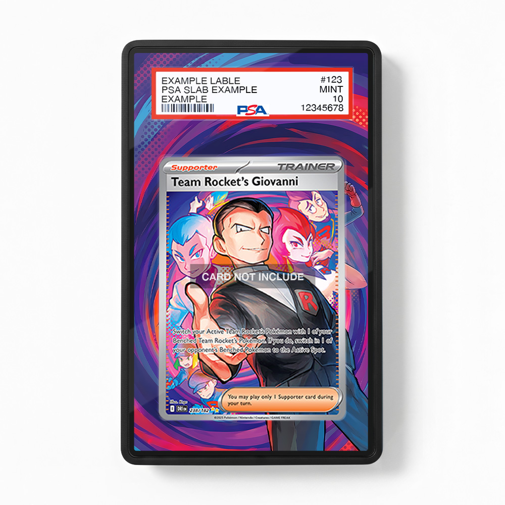 Khung thiết Team Rocket's Giovanni 238-182 SIR SAR Destined Rivals bảo vệ thẻ bài - Extended Art Case for trading card Pokemon