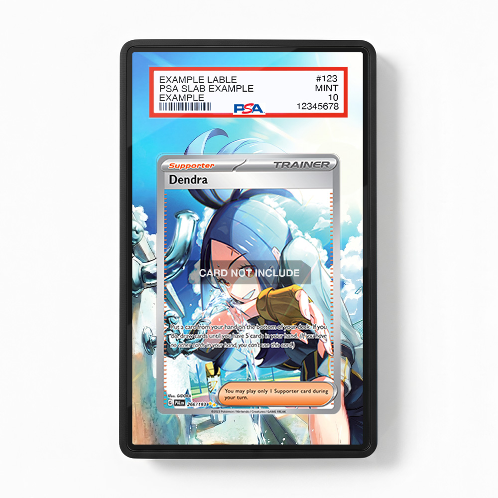 Khung thiết kế Dendra 266-193 SIR SAR Paldea Evolved bảo vệ thẻ bài - Extended Art Case for trading card Pokemon