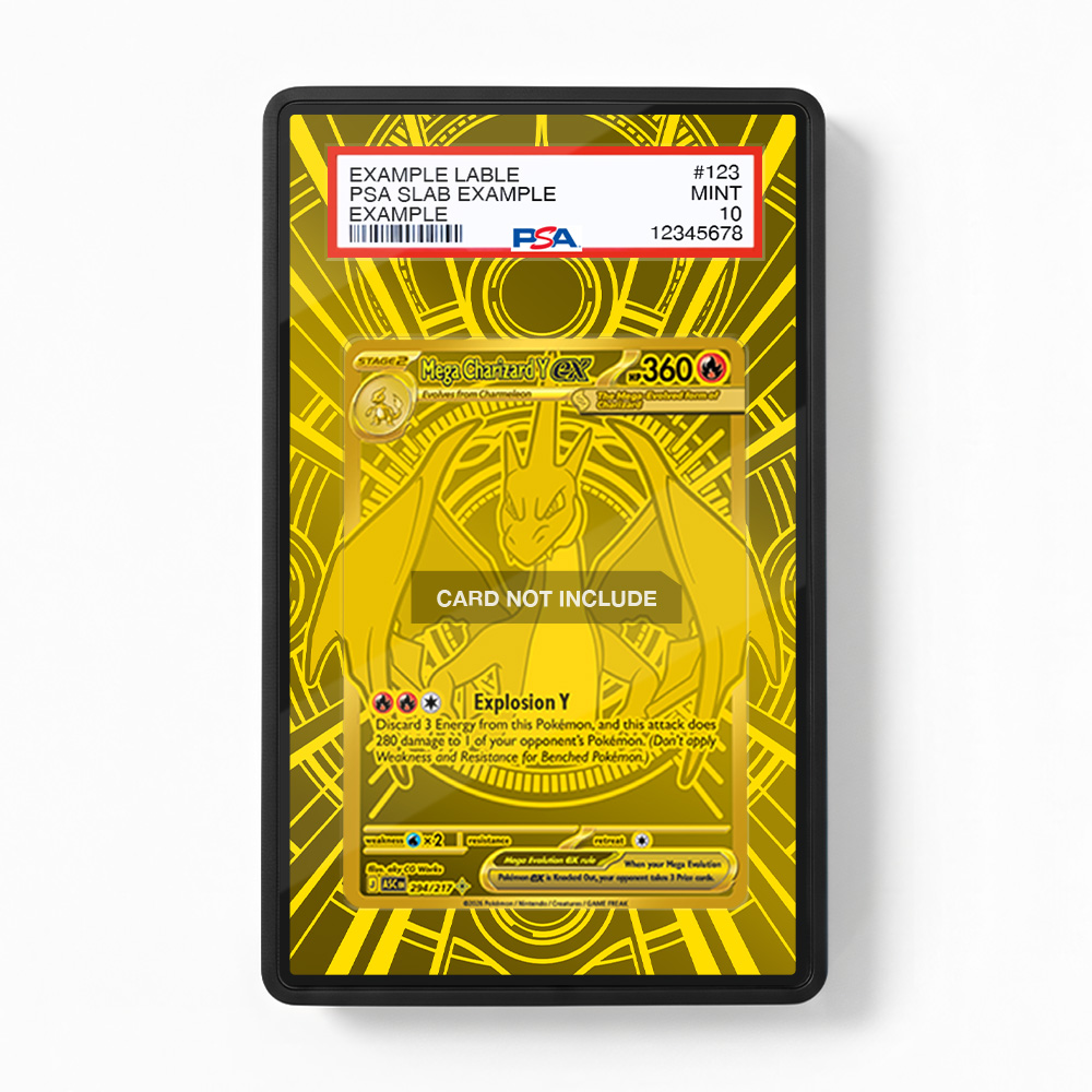 Khung thiết Mega Charizard Y ex 294-217 Hyper Rare MUR Ascended Heroes bảo vệ thẻ bài - Extended Art Case for trading card Pokemon