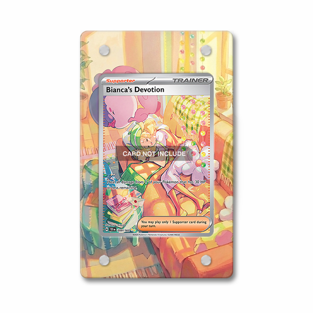 Khung thiết kế Bianca's Devotion 209-162 SIR SAR Temporal Forces bảo vệ thẻ bài - Extended Art Case for trading card Pokemon