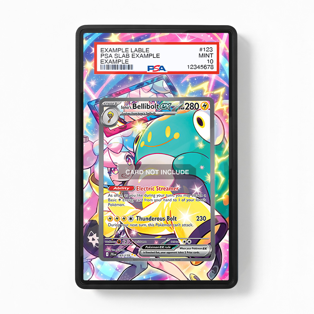 Khung thiết Iono's Bellibolt ex 183-159 SIR SAR Journey Together bảo vệ thẻ bài - Extended Art Case for trading card Pokemon