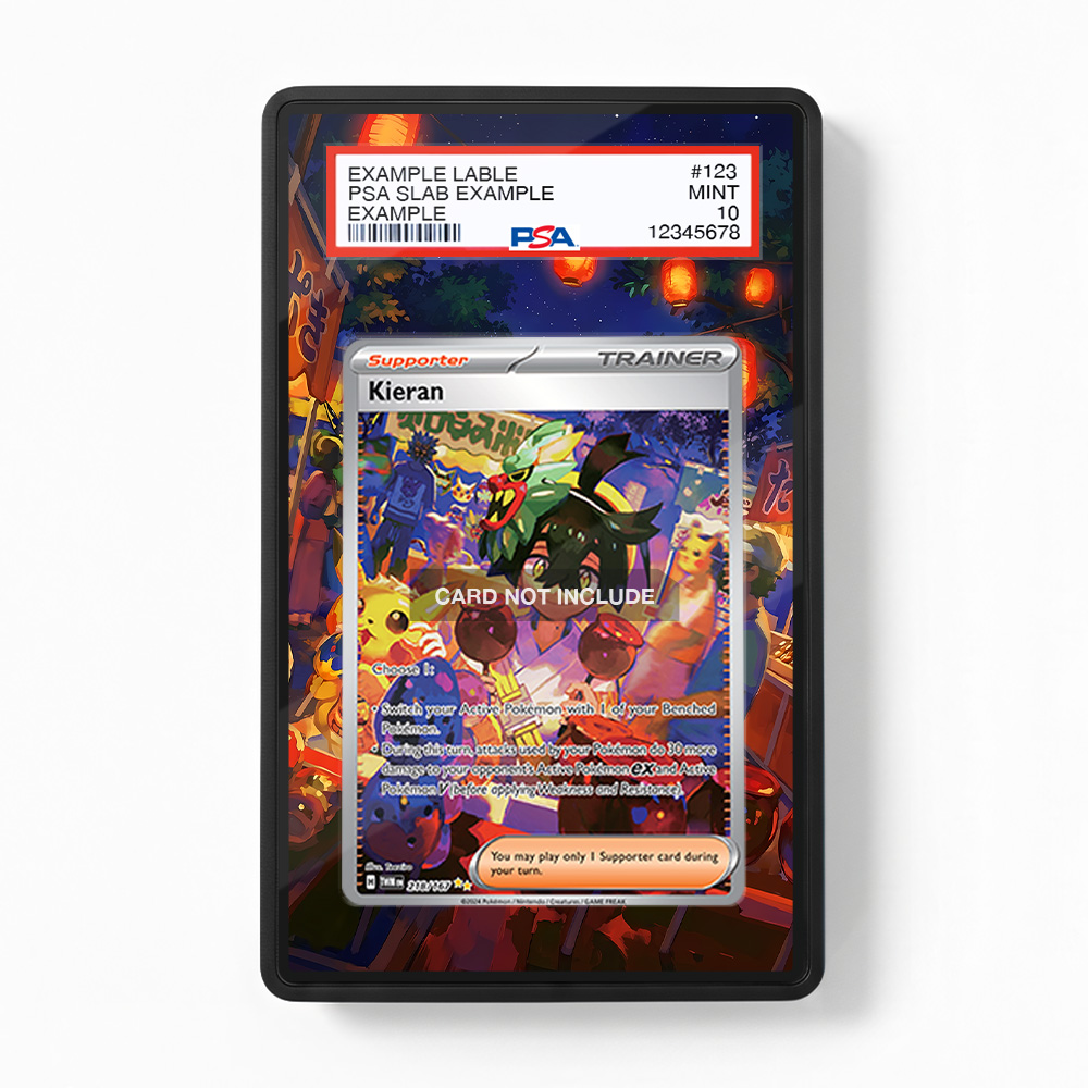 Khung thiết kế Kieran 218-167 SIR SAR Twilight Masquerade bảo vệ thẻ bài - Extended Art Case for trading card Pokemon