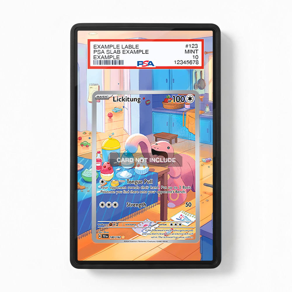 Khung thiết kế Lickitung 180-162 IR AR Temporal Forces bảo vệ thẻ bài - Extended Art Case for trading card Pokemon