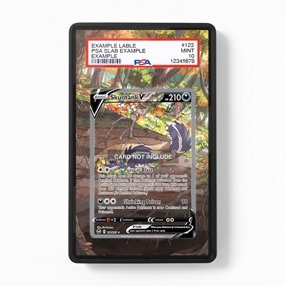 Khung thiết kế Skuntank V 181-195 SIR SAR Silver Tempest Alternate Art bảo vệ thẻ bài - Extended Art Case for trading card Pokemon