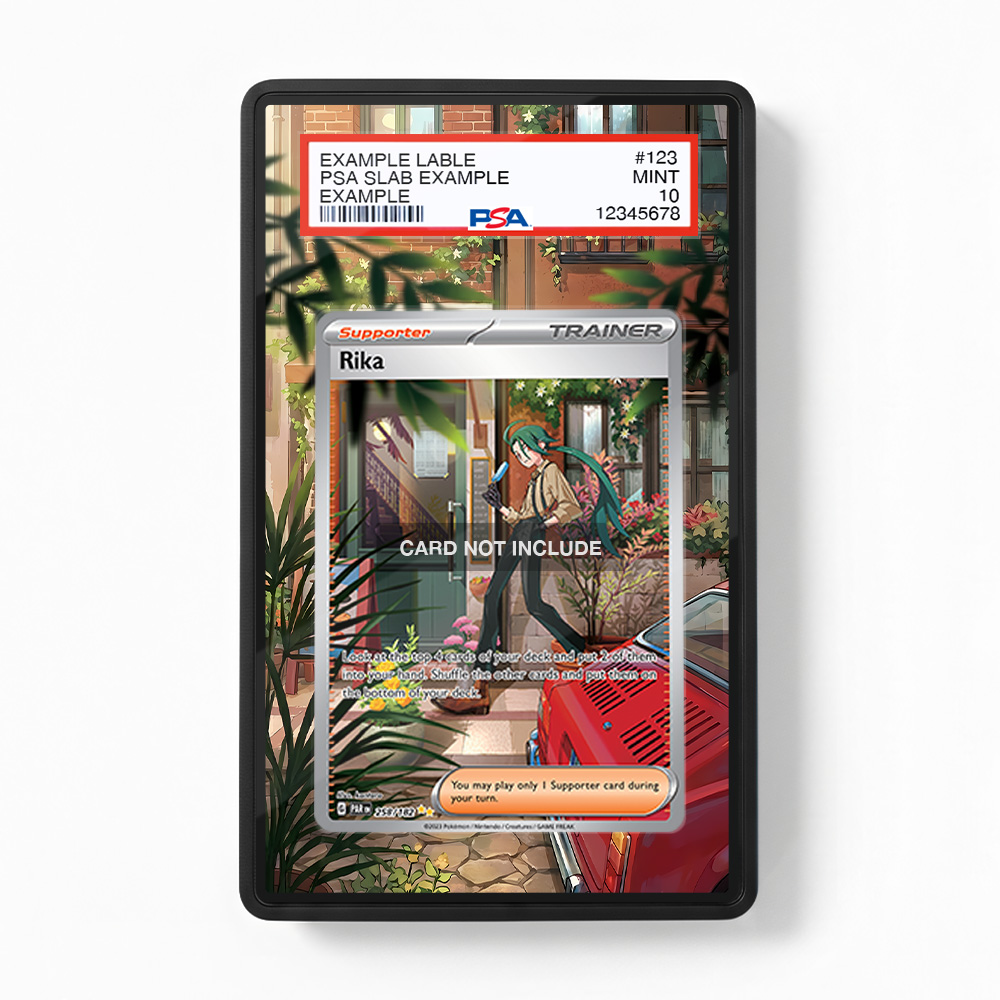 Khung thiết kế Rika 258-182 SIR SAR Paradox Rift bảo vệ thẻ bài - Extended Art Case for trading card Pokemon