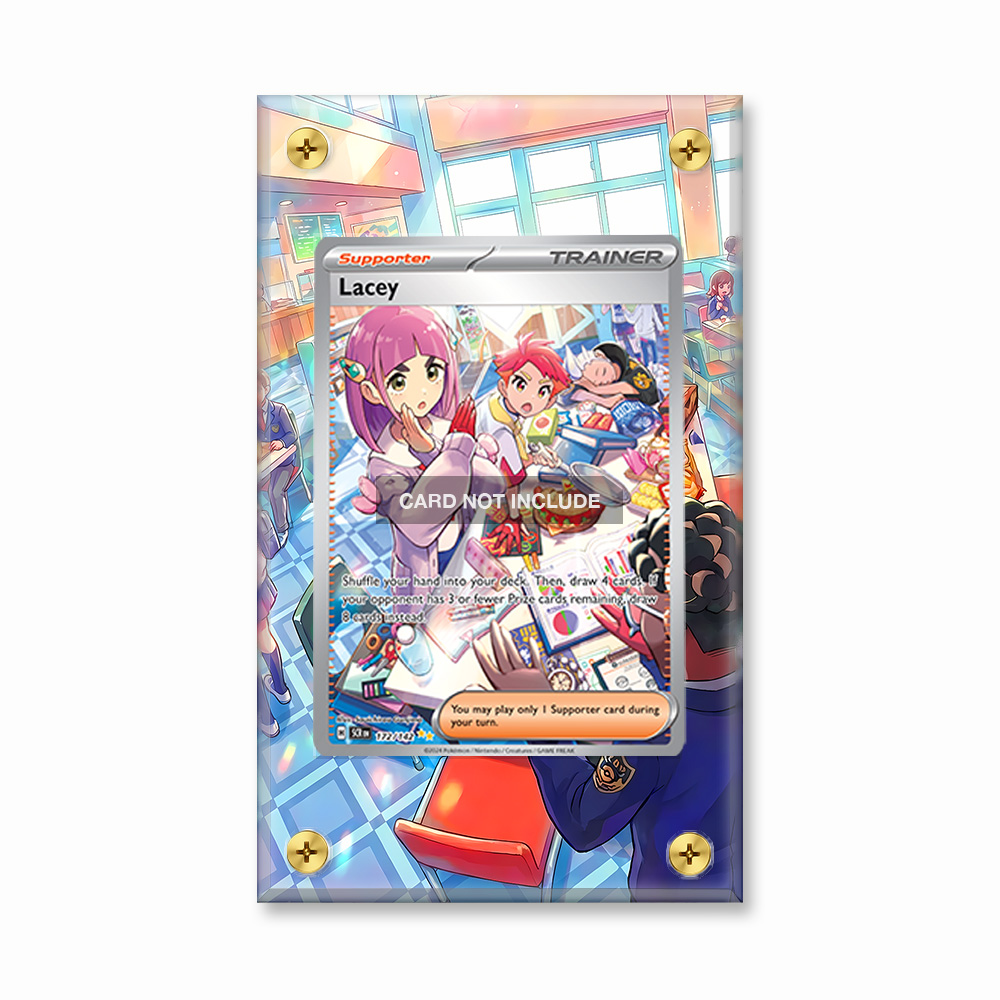 Khung thiết kế Lacey 172-142 SIR SAR Stellar Crown bảo vệ thẻ bài - Extended Art Case for trading card Pokemon