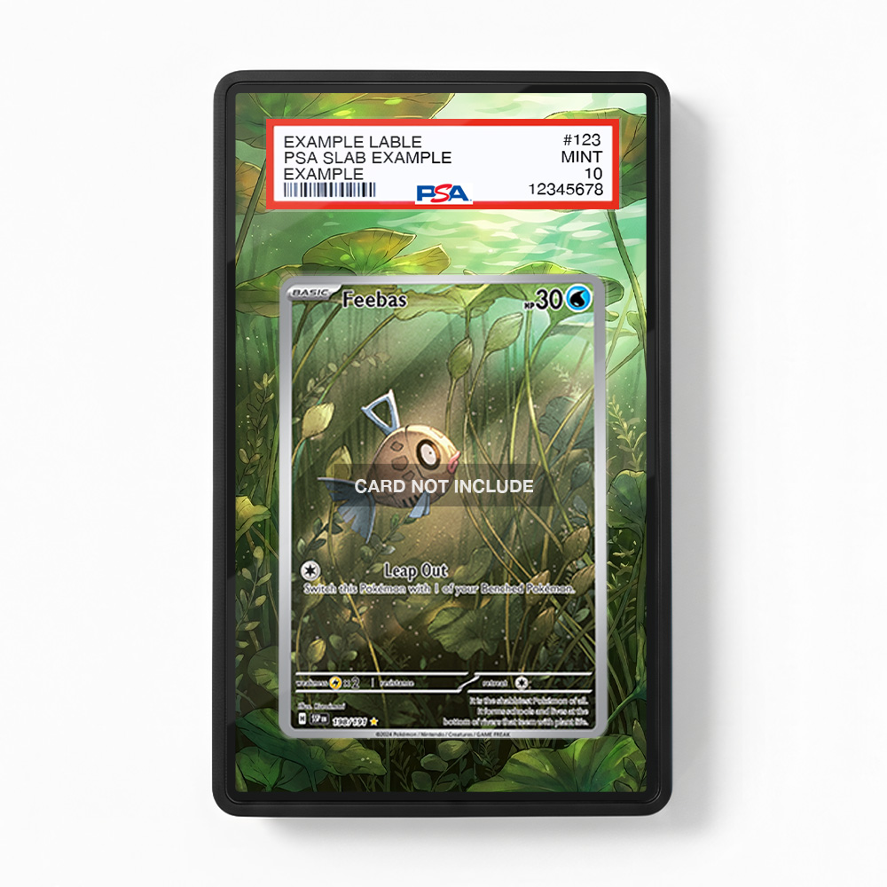 Khung thiết kế Feebas 198-191 IR AR Surging Sparks bảo vệ thẻ bài - Extended Art Case for trading card Pokemon