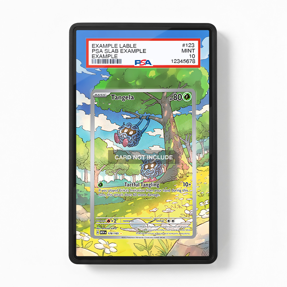 Khung thiết kế Tangela 178-165 IR AR Scarlet & Violet 151 bảo vệ thẻ bài - Extended Art Case for trading card Pokemon