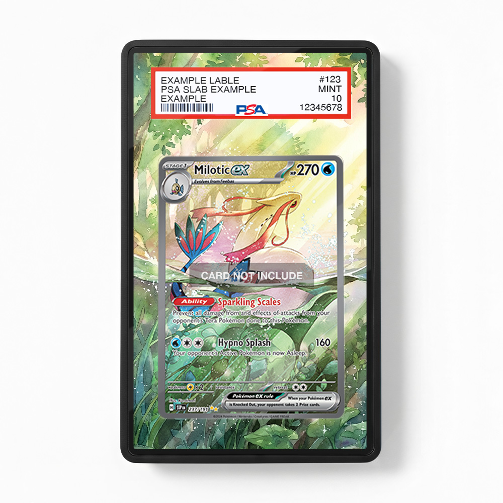Khung thiết kế Milotic ex 237-191 SIR SAR Surging Sparks bảo vệ thẻ bài - Extended Art Case for trading card Pokemon