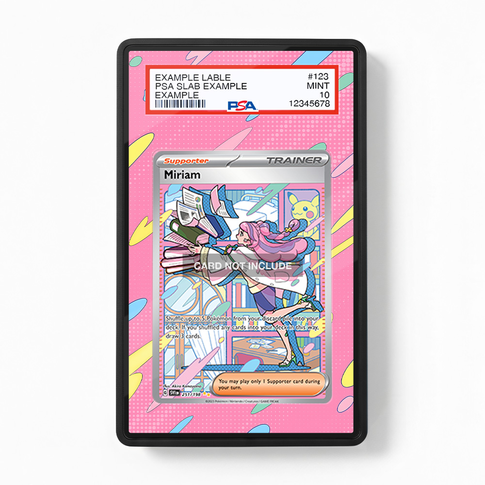 Khung thiết kế Miriam 251-198 SIR SAR Scarlet Violet Base Set bảo vệ thẻ bài - Extended Art Case for trading card Pokemon