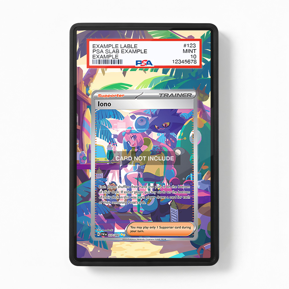Khung thiết kế Iono 237-091 SIR SAR Paldean Fates bảo vệ thẻ bài - Extended Art Case for trading card Pokemon