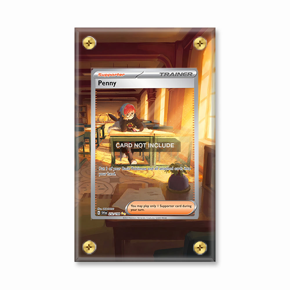 Khung thiết kế Penny 252-198 SIR SAR Scarlet Violet Base Set bảo vệ thẻ bài - Extended Art Case for trading card Pokemon