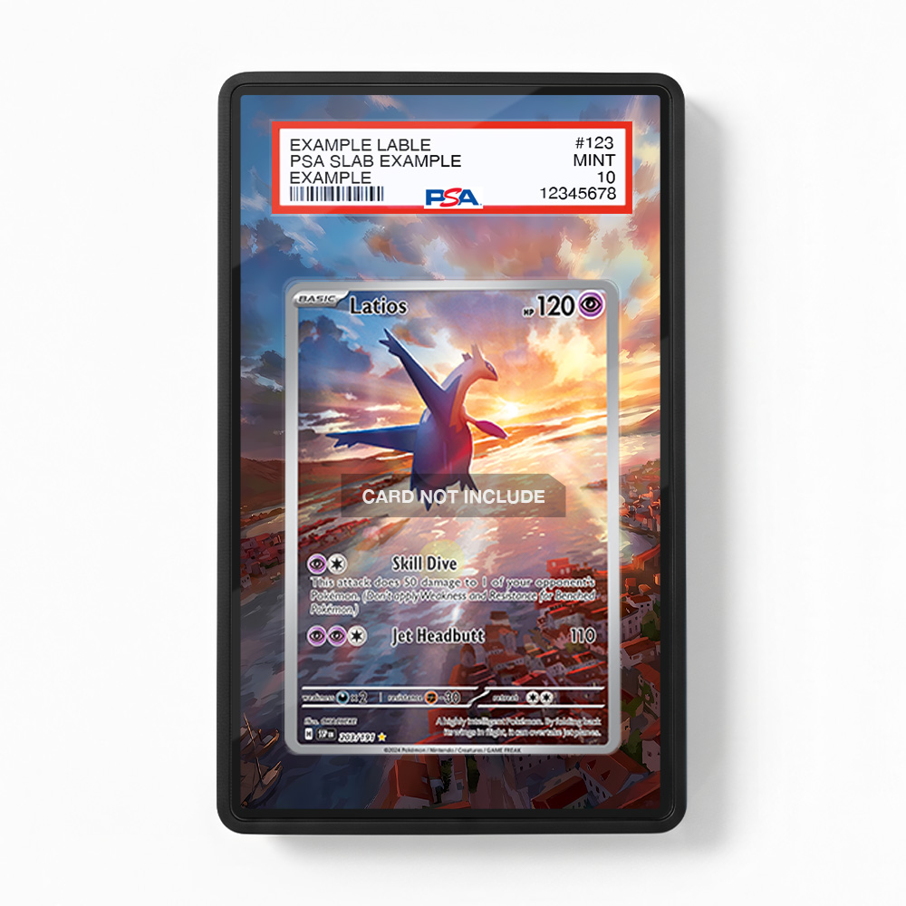 Khung thiết kế Latios 203-191 IR AR Surging Sparks bảo vệ thẻ bài - Extended Art Case for trading card Pokemon