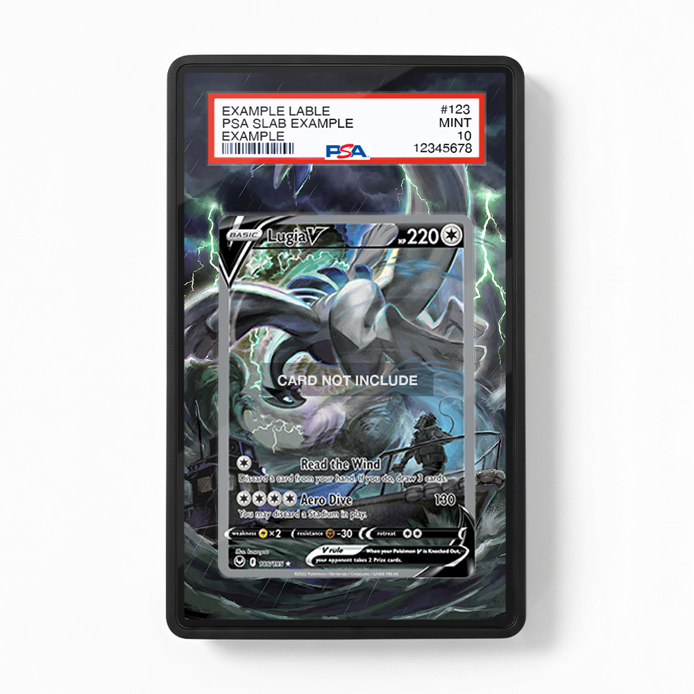 Khung thiết kế Lugia V 186-195 SIR SAR Silver Tempest Alternate Art bảo vệ thẻ bài - Extended Art Case for trading card Pokemon
