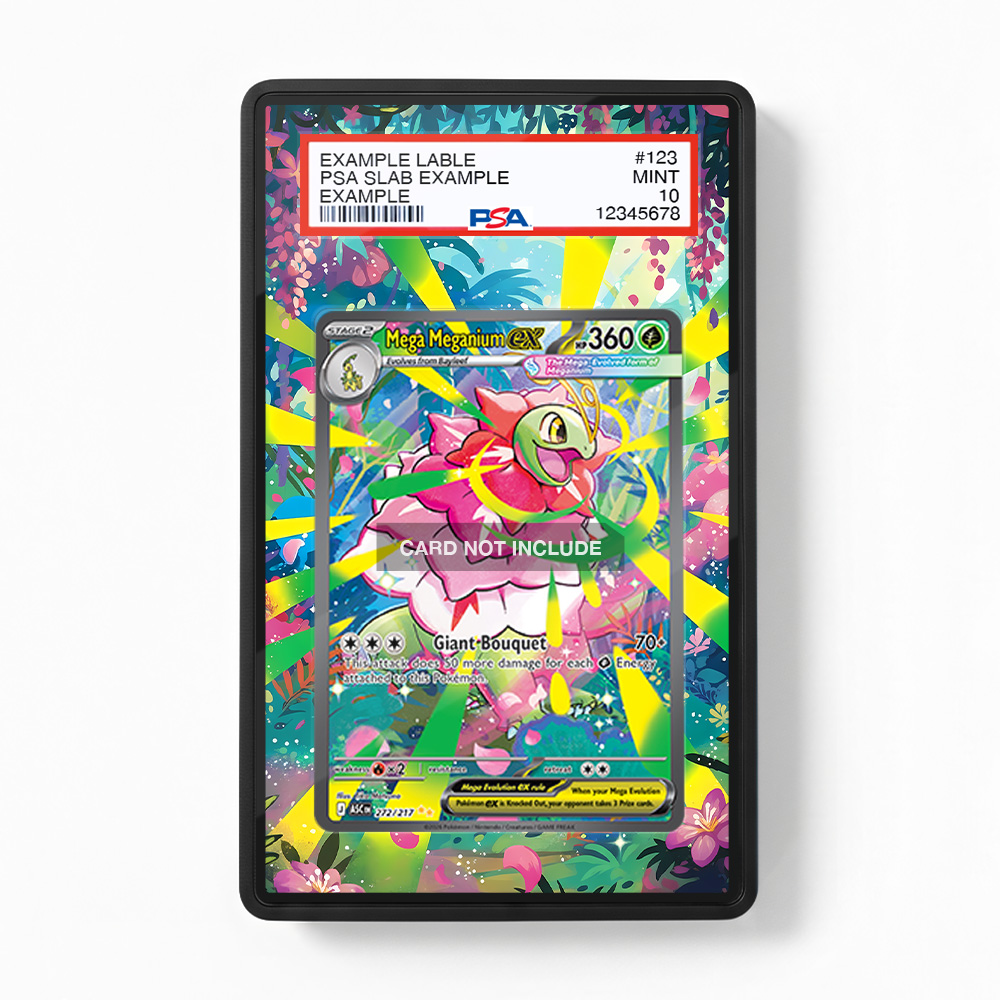 Khung thiết Mega Meganium ex 272-217 SIR SAR Ascended Heroes bảo vệ thẻ bài - Extended Art Case for trading card Pokemon