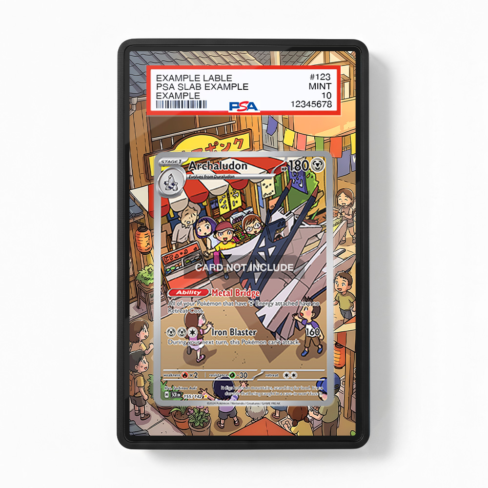 Khung thiết kế Archaludon 155-142 SIR SAR Stellar Crown bảo vệ thẻ bài - Extended Art Case for trading card Pokemon
