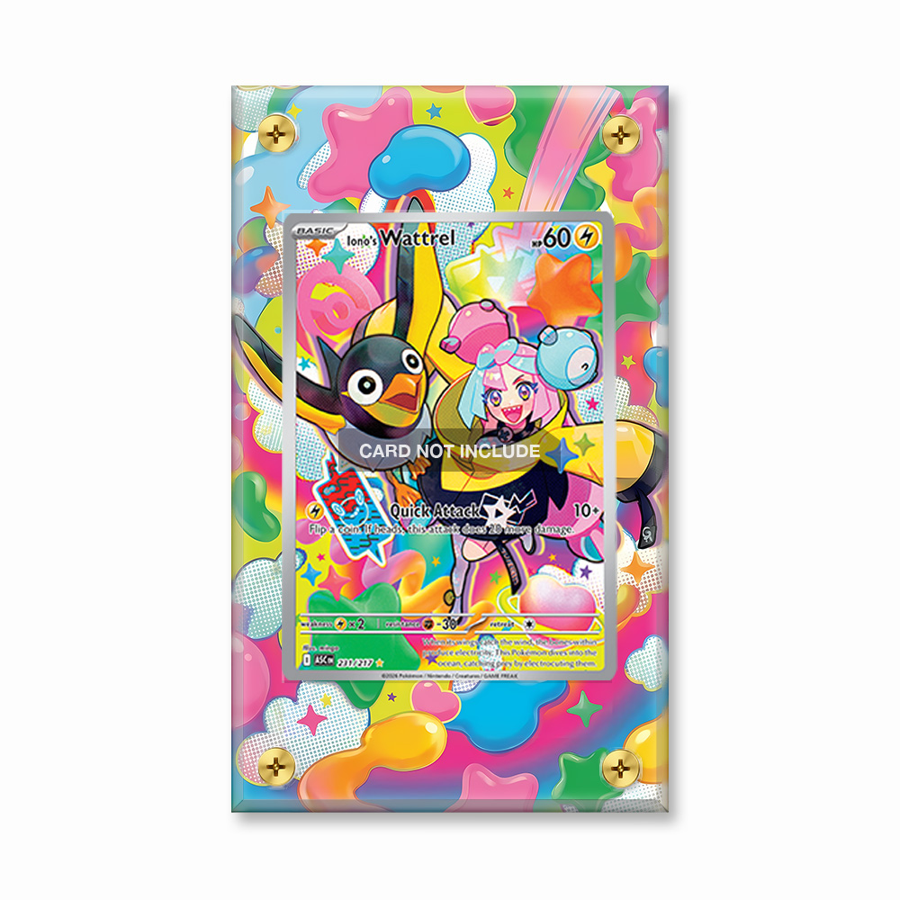 Khung thiết Iono's Wattrel 231-217 IR AR Ascended Heroes bảo vệ thẻ bài - Extended Art Case for trading card Pokemon