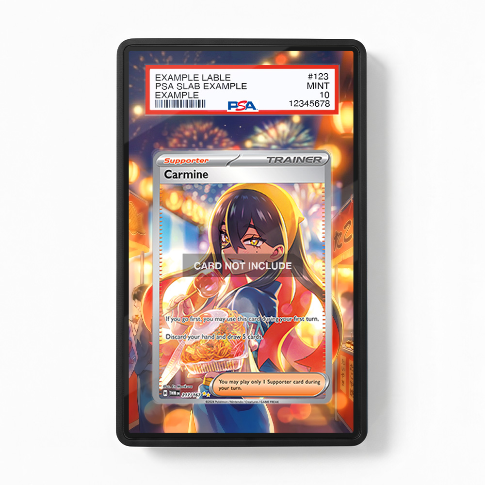 Khung thiết kế Carmine 217-167 SIR SAR Twilight Masquerade bảo vệ thẻ bài - Extended Art Case for trading card Pokemon