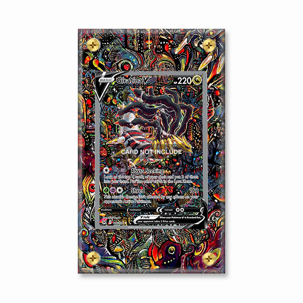 Khung thiết kế Giratina V 186-196 SIR SAR Lost Origin Alternate Art bảo vệ thẻ bài - Extended Art Case for trading card Pokemon