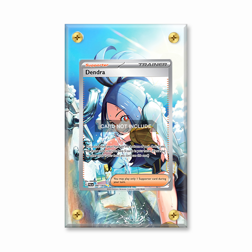 Khung thiết kế Dendra 266-193 SIR SAR Paldea Evolved bảo vệ thẻ bài - Extended Art Case for trading card Pokemon