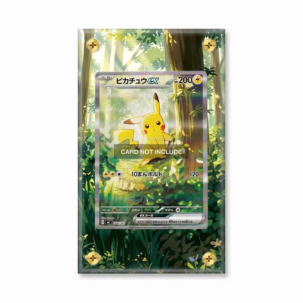 Khung thiết Pikachu ex 276-217 SIR SAR Ascended Heroes bảo vệ thẻ bài - Extended Art Case for trading card Pokemon