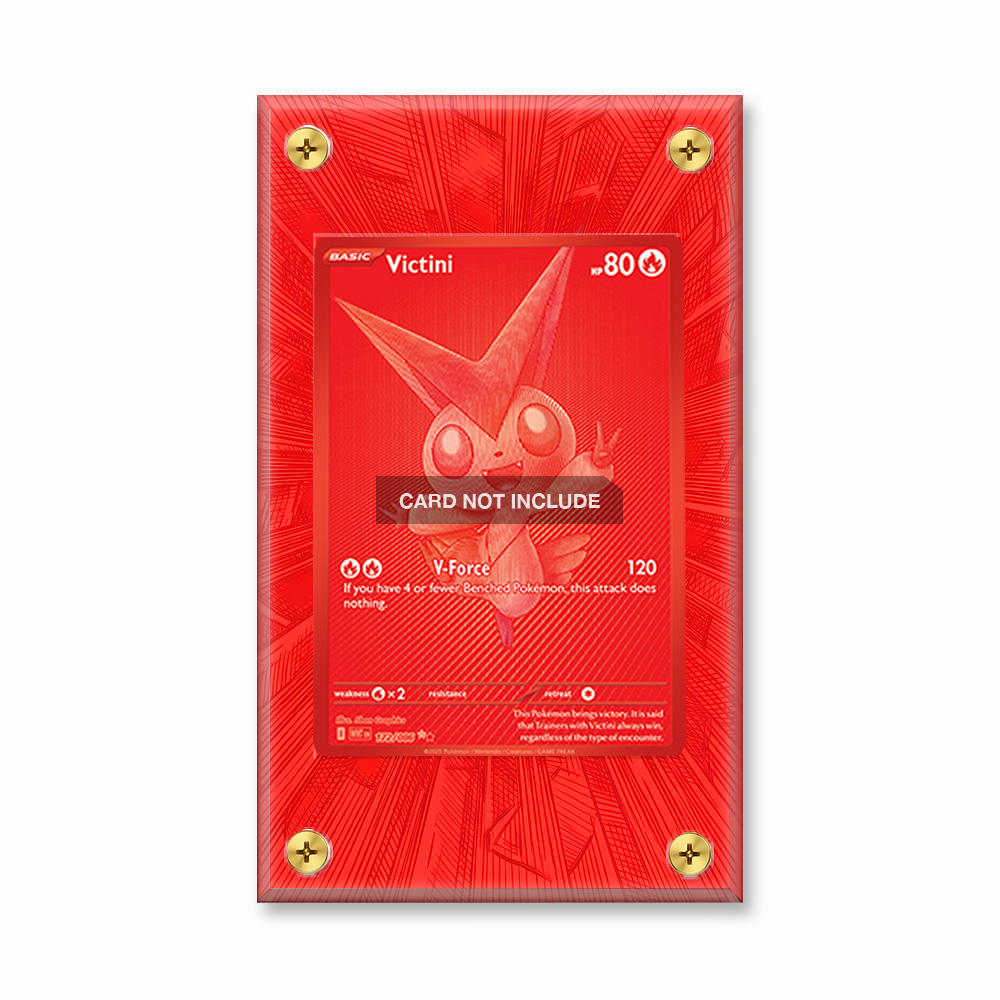 Khung thiết Victini 172-086 BWR Black Bolt bảo vệ thẻ bài - Extended Art Case for trading card Pokemon