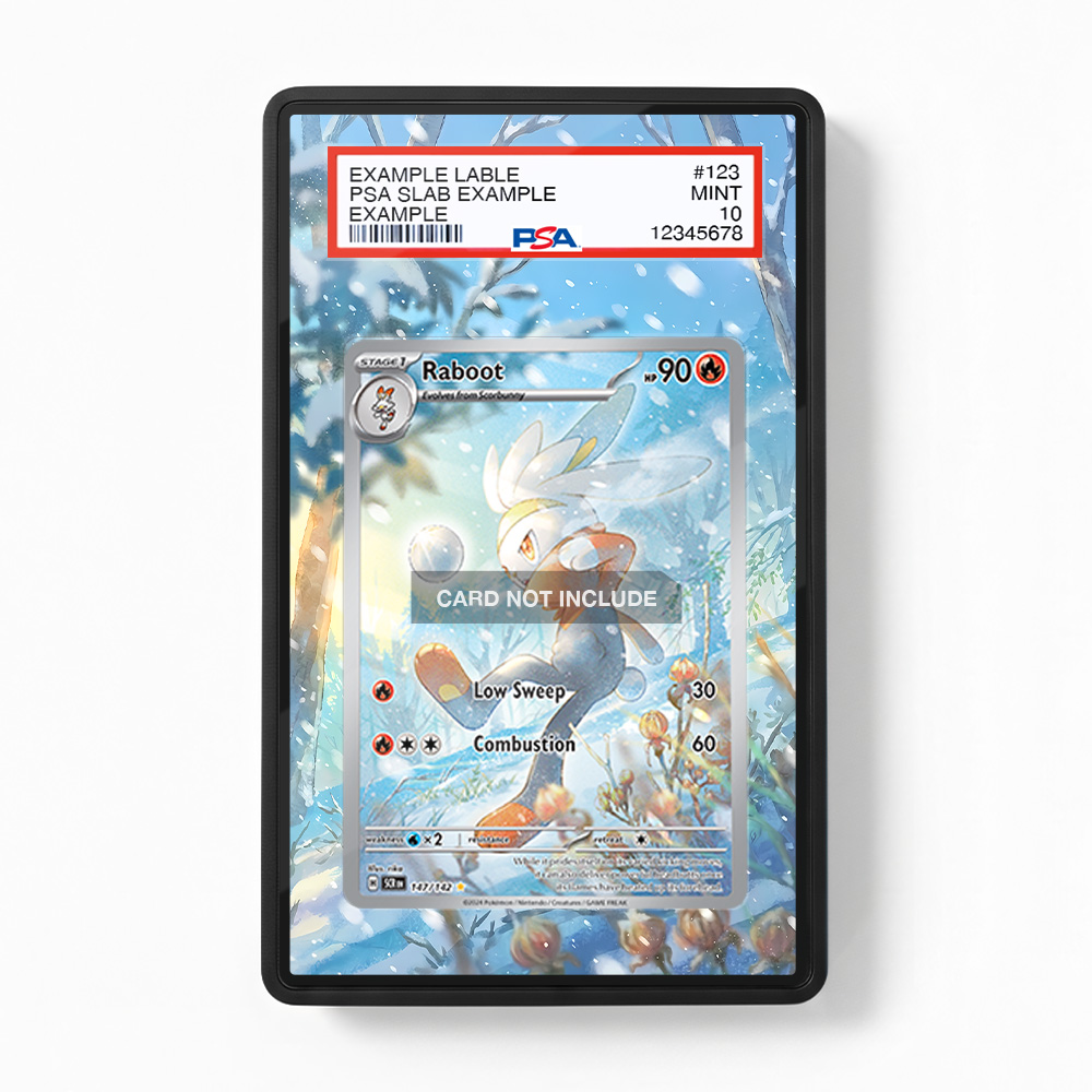 Khung thiết kế Raboot 147-142 IR AR Stellar Crown bảo vệ thẻ bài - Extended Art Case for trading card Pokemon