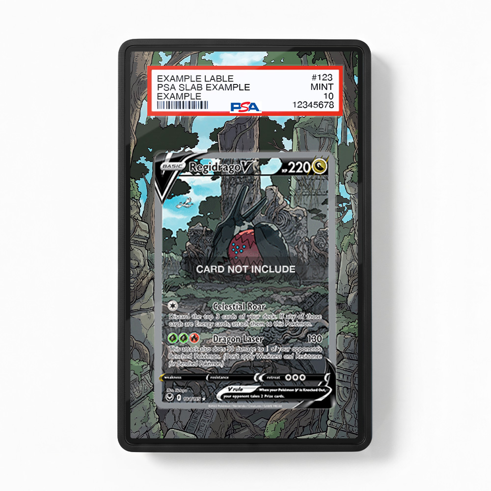 Khung thiết kế Regidrago V 184-195 SIR SAR Silver Tempest Alternate Art bảo vệ thẻ bài - Extended Art Case for trading card Pokemon