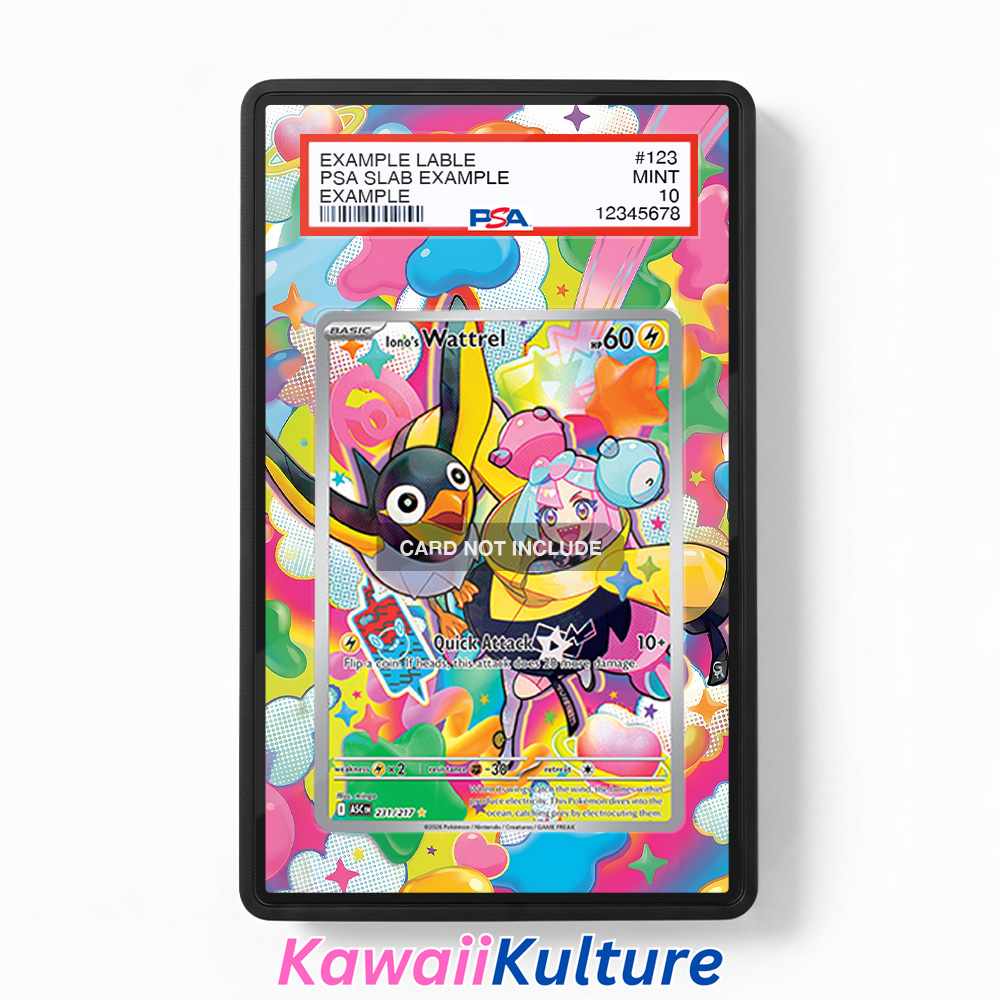 Khung thiết Iono's Wattrel 231-217 IR AR Ascended Heroes bảo vệ thẻ bài - Extended Art Case for trading card Pokemon