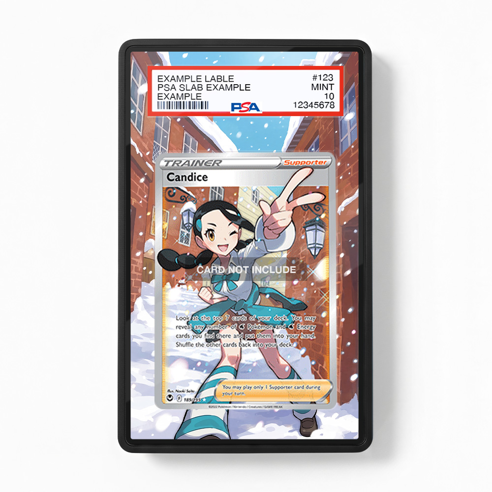 Khung thiết kế Candice 189-195 Ultra Rare Silver Tempest bảo vệ thẻ bài - Extended Art Case for trading card Pokemon