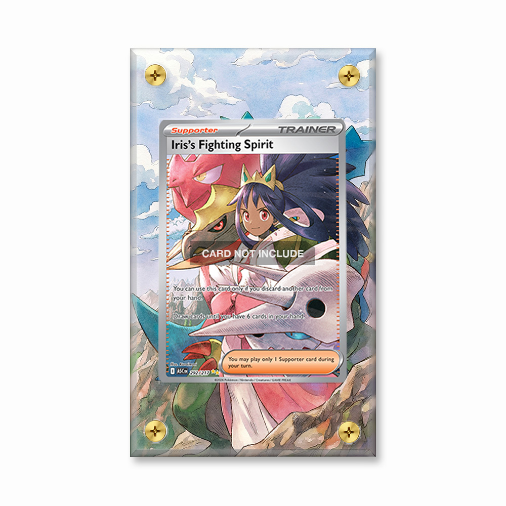 Khung thiết Iris's Fighting Spirit 292-217 SIR SAR Ascended Heroes bảo vệ thẻ bài - Extended Art Case for trading card Pokemon
