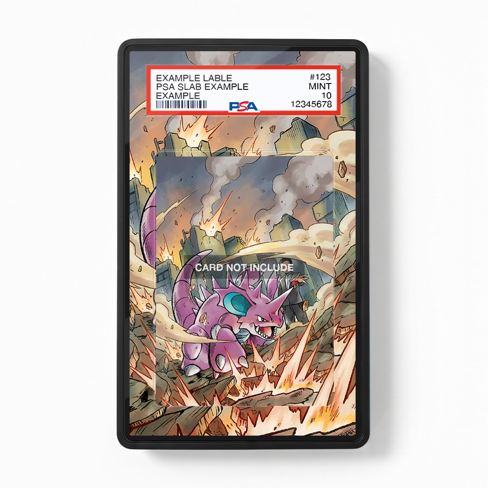 Khung thiết Team Rocket's Nidoking ex 233-182 SIR SAR Destined Rivals bảo vệ thẻ bài - Extended Art Case for trading card Pokemon