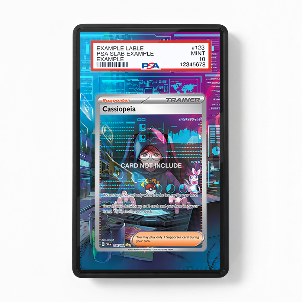 Khung thiết kế Cassiopeia 094-064 SIR SAR Shrouded Fable bảo vệ thẻ bài - Extended Art Case for trading card Pokemon