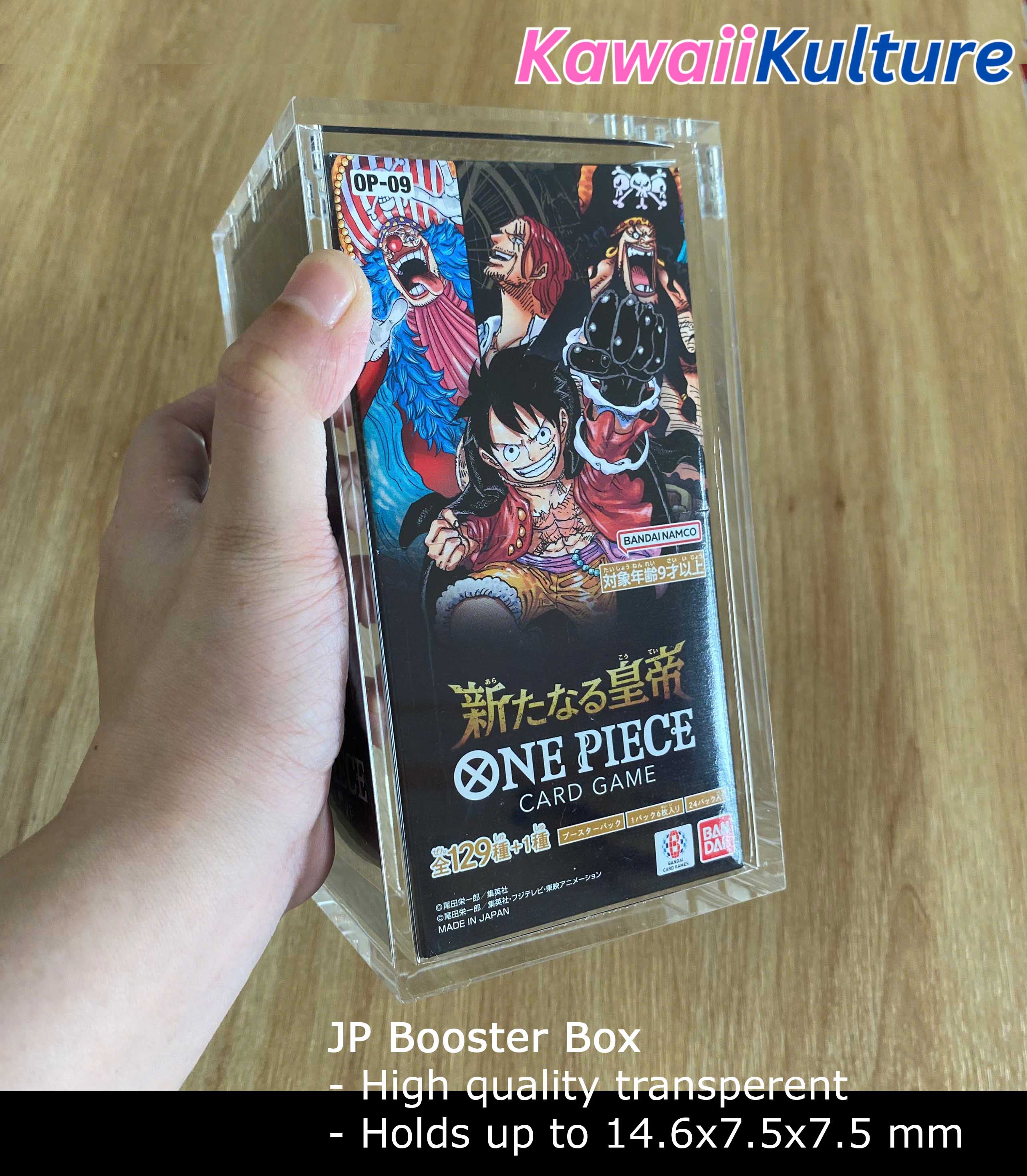 Magnetic Acrylic Case - Hộp nam châm bảo vệ và sưu tầm TCG Pokemon Onepice BOX Elite Trainer, Booster, Bundle, Build & Battle
