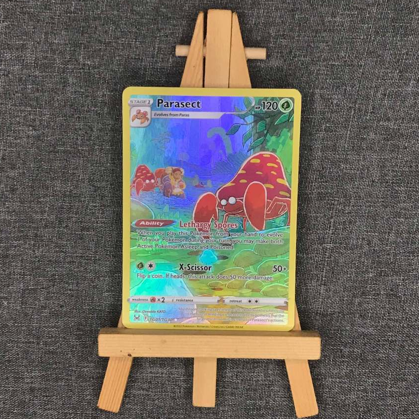 Thẻ hình Pokemon Parasect TG01/TG30 - Lá bài lẻ Holo Rare tiếng Anh chính hãng