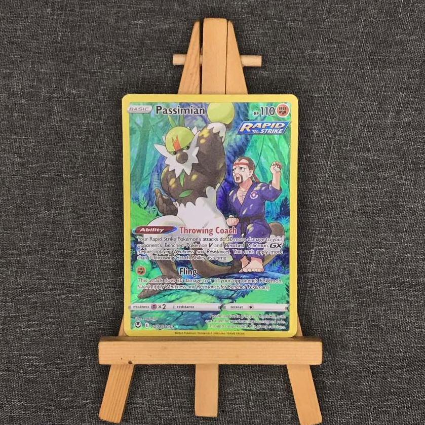 Thẻ hình Pokemon Passimian TG08/TG30 - Lá bài lẻ Holo Rare tiếng Anh chính hãng