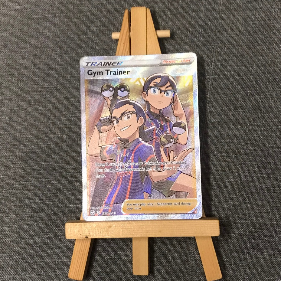 Thẻ hình Pokemon Gym Trainer 191/195  - Lá bài lẻ Silver Tempest Full Art Ultra Rare tiếng Anh chính hãng