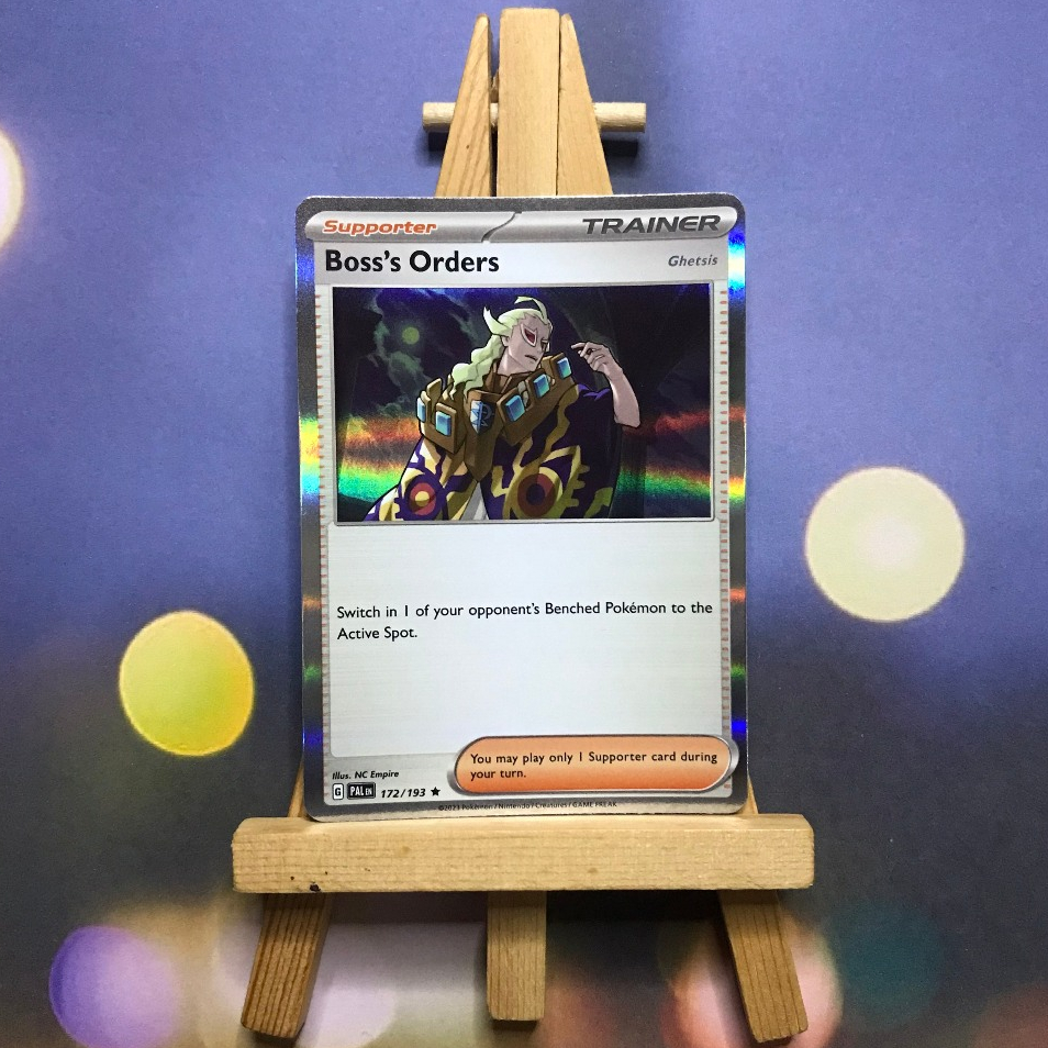 Thẻ hình Pokemon Boss's Orders 172/193 - Lá bài lẻ Paldea Evolved Reverse Holo Rare Theme Deck Exclusive tiếng Anh chính hãng