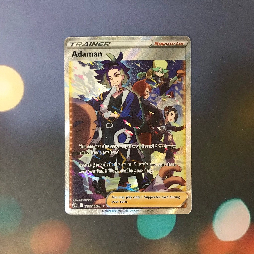Thẻ hình Pokemon Adaman GG57/GG70 - Lá bài lẻ Full Art Ultra Rare tiếng Anh chính hãng