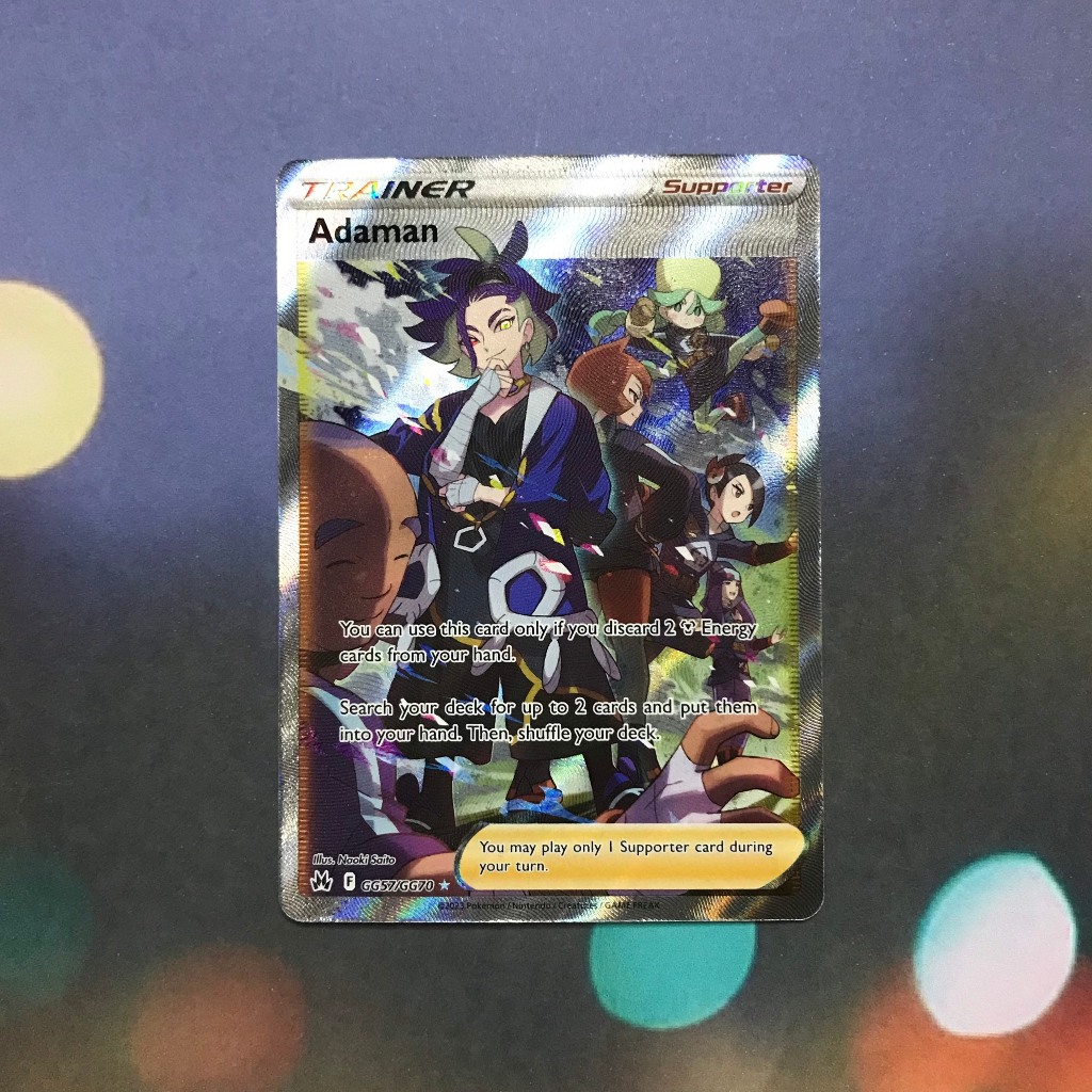 Thẻ hình Pokemon Adaman GG57/GG70 - Lá bài lẻ Full Art Ultra Rare tiếng Anh chính hãng