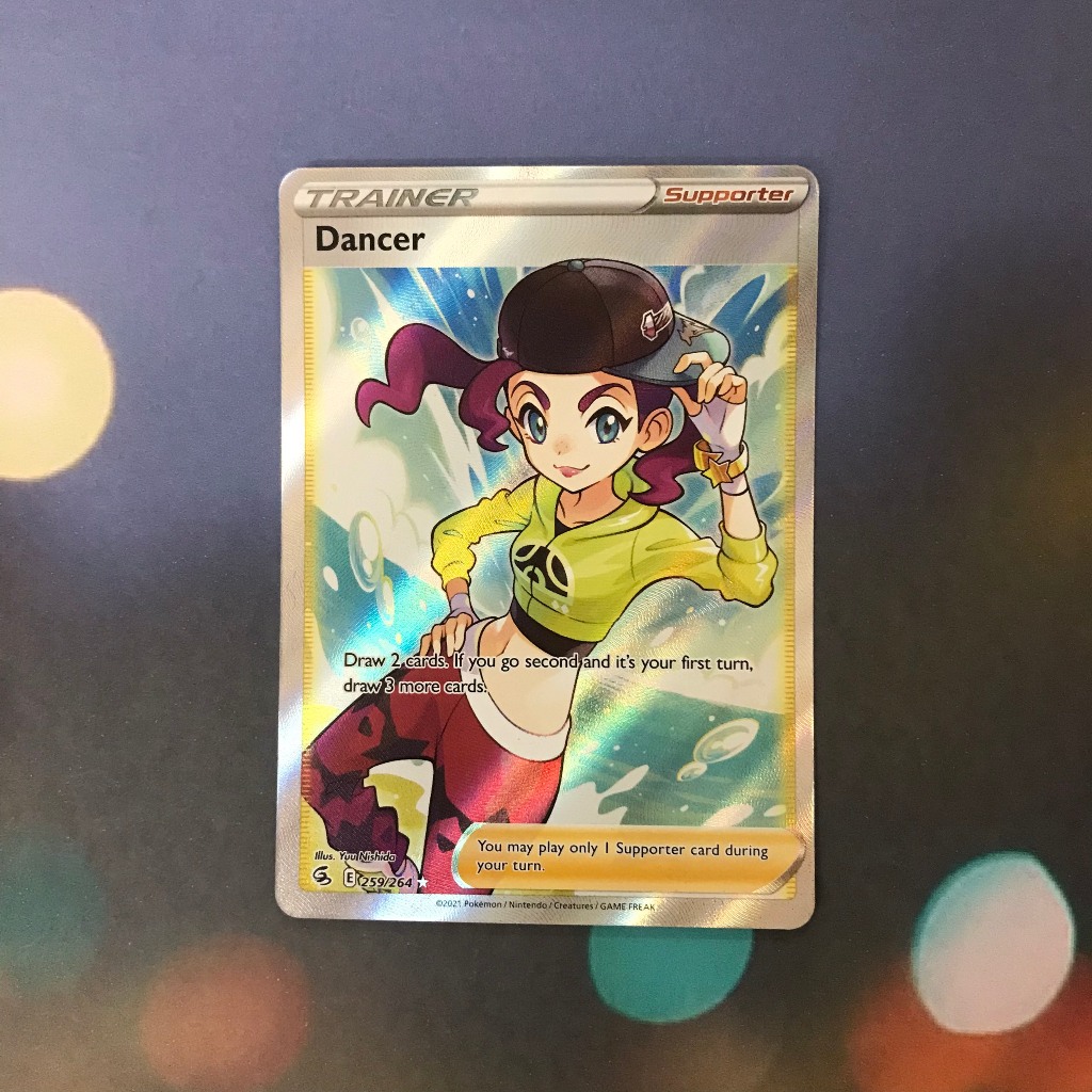 Thẻ hình Pokemon Dancer 259/264 - Lá bài lẻ Full Art Ultra Rare tiếng Anh chính hãng